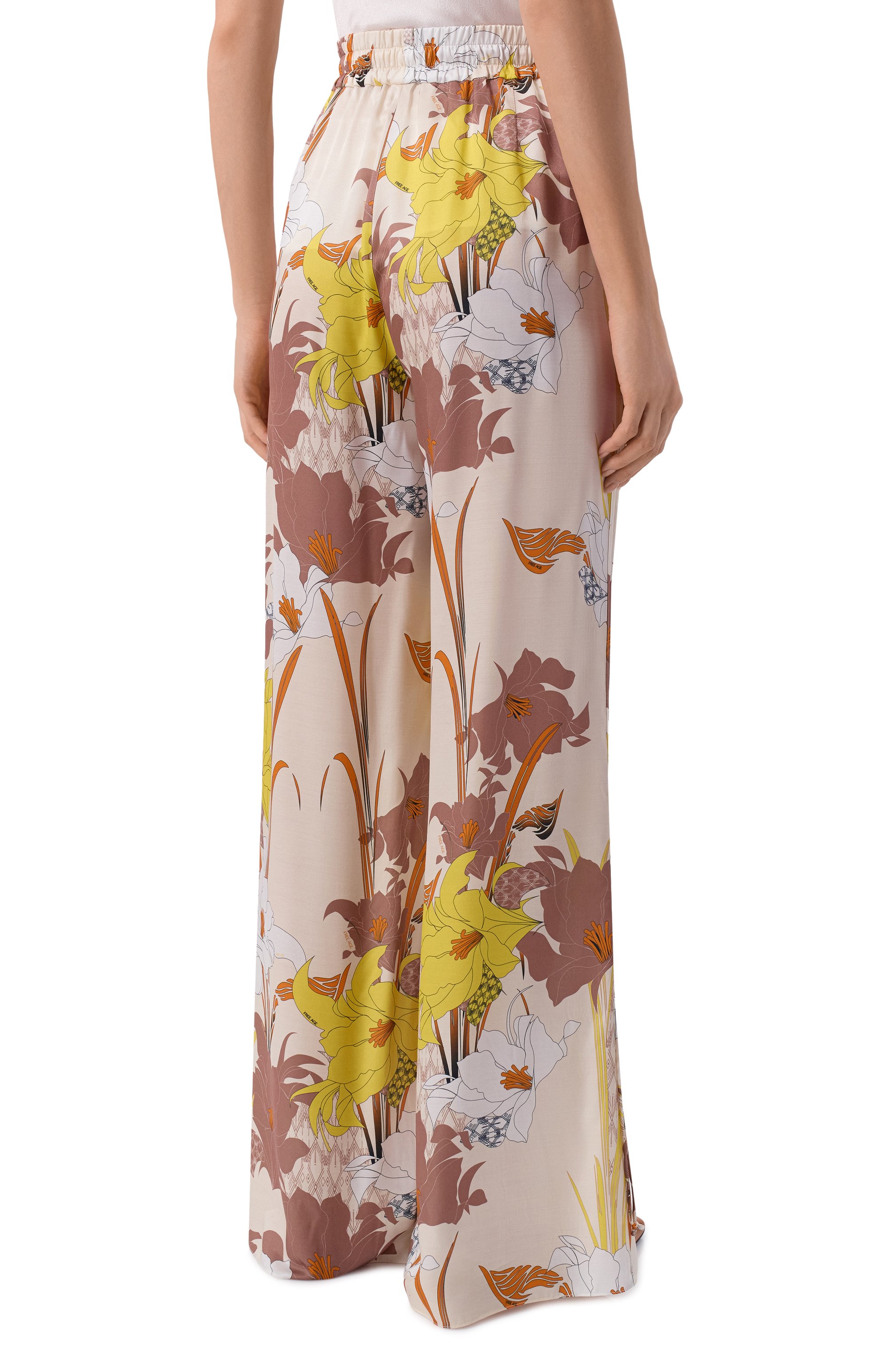 Брюки из хлопка и шелка FREEAGE, арт. WS26.PT193M.6001.112, фото 4