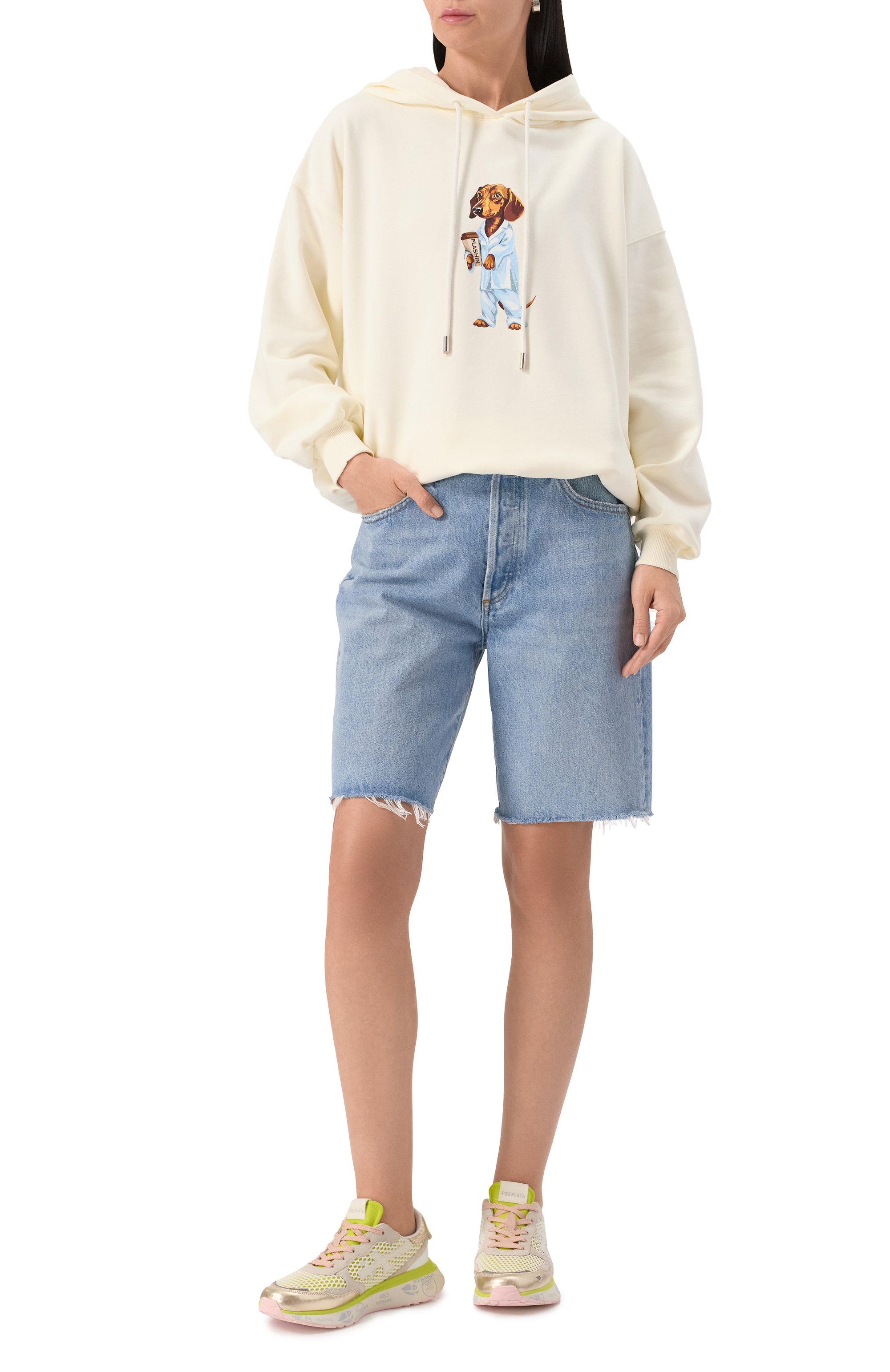 Хлопковое худи FLASHIN, арт. FS25HDOT, фото 2