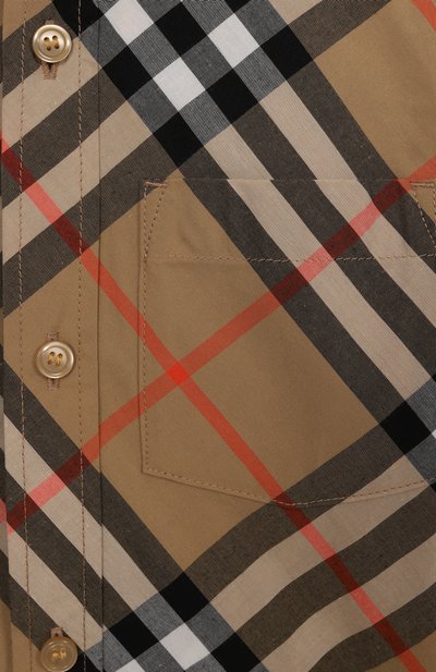 Хлопковая рубашка BURBERRY, арт. 8089807, фото 3