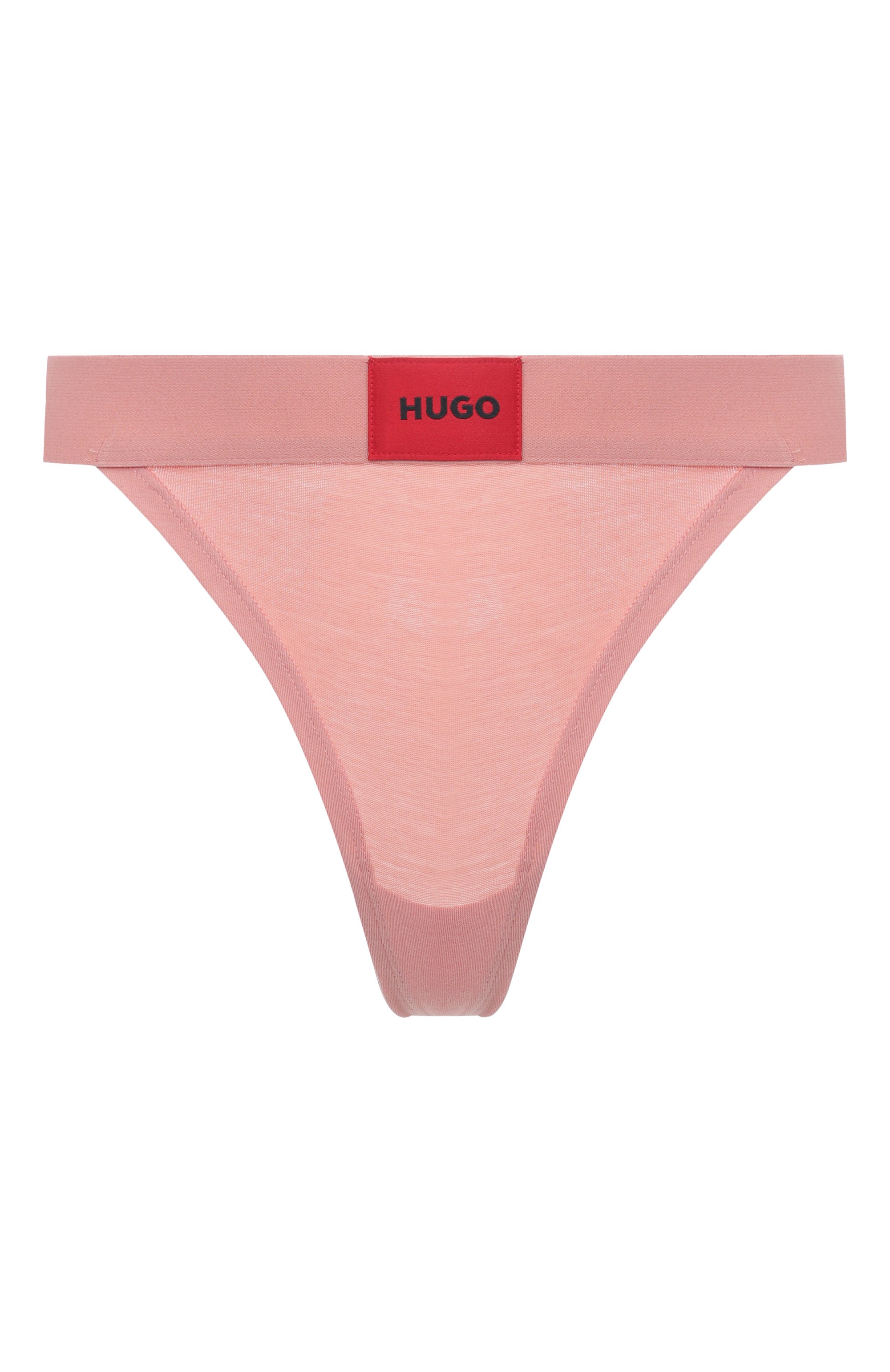 Хлопковые трусы-стринги HUGO, арт. 50503102, фото 1