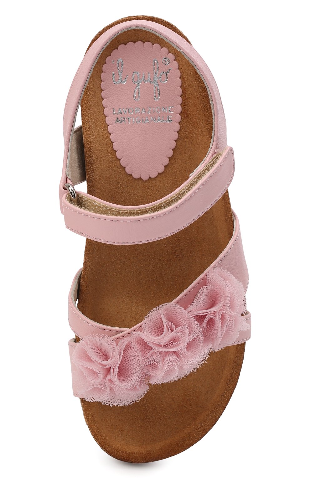 Кожаные сандалии IL GUFO розового цвета по цене 19950 руб., арт. G539/VITELL0 NAPPAC0L0RS/27-30, фото 4 Кожаные сандалии IL GUFO, арт. G539/VITELL0 NAPPAC0L0RS/27-30, фото 4