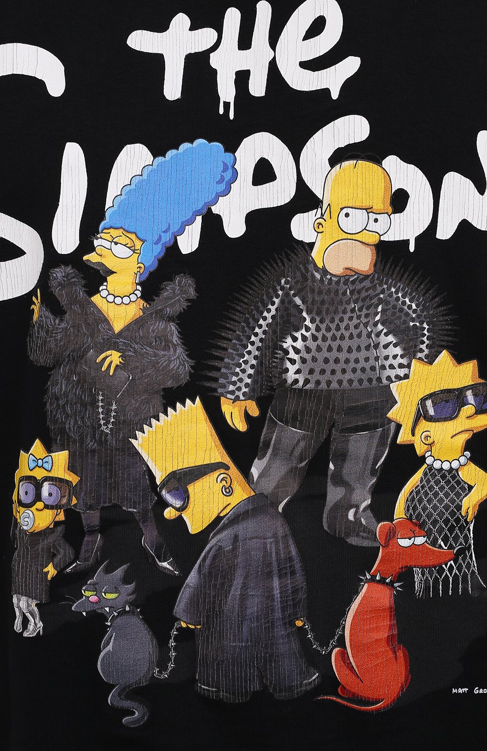 Хлопковая футболка balenciaga x the simpsons BALENCIAGA, арт. 676589/TLVG7, фото 5