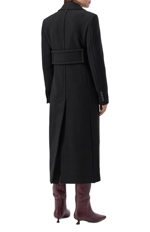 Шерстяное пальто Sportmax C0MUNE Чёрный  C0MUNE Фото 4