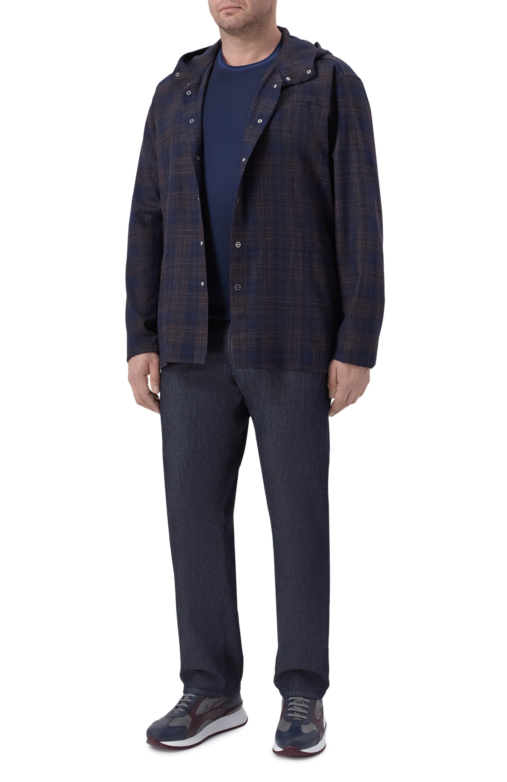 Рубашка из шерсти и шелка KITON, арт. UMCPETEK0628G, фото 2