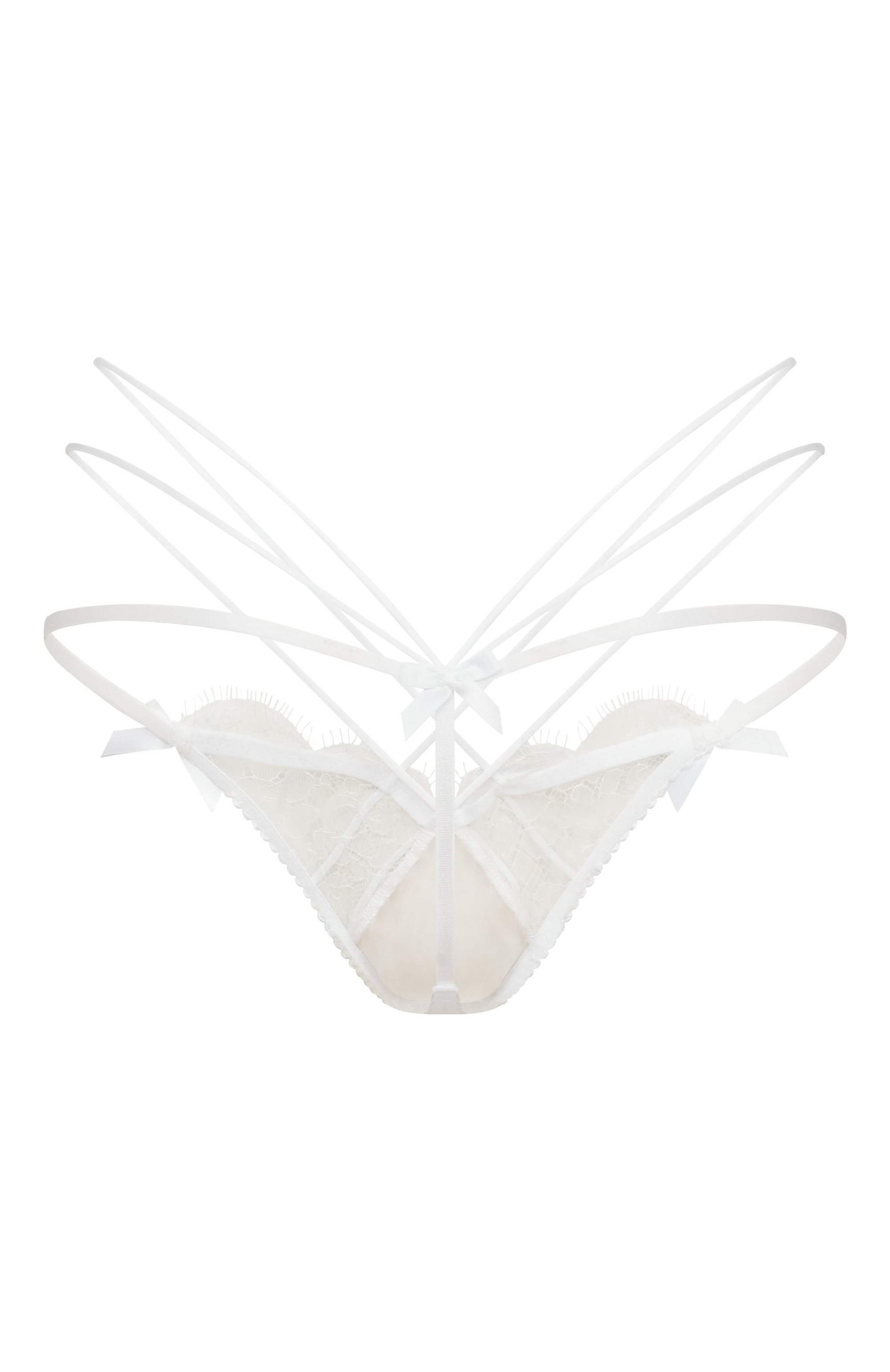 Трусы-стринги halley AGENT PROVOCATEUR белого цвета по цене 20900 руб., арт. AP12273100100, фото 2 Трусы-стринги halley AGENT PROVOCATEUR, арт. AP12273100100, фото 2