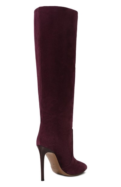 Замшевые сапоги stiletto 105 PARIS TEXAS фиолетового цвета по цене 76100 руб., арт. PX501STK/XV003, фото 5 Замшевые сапоги stiletto 105 PARIS TEXAS, арт. PX501STK/XV003, фото 5