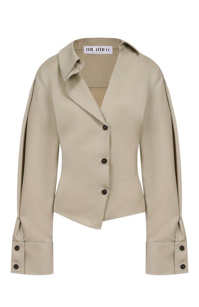 Женская шерстяная рубашка THE ATTICO, арт. 260WCH00045/WWW065AA