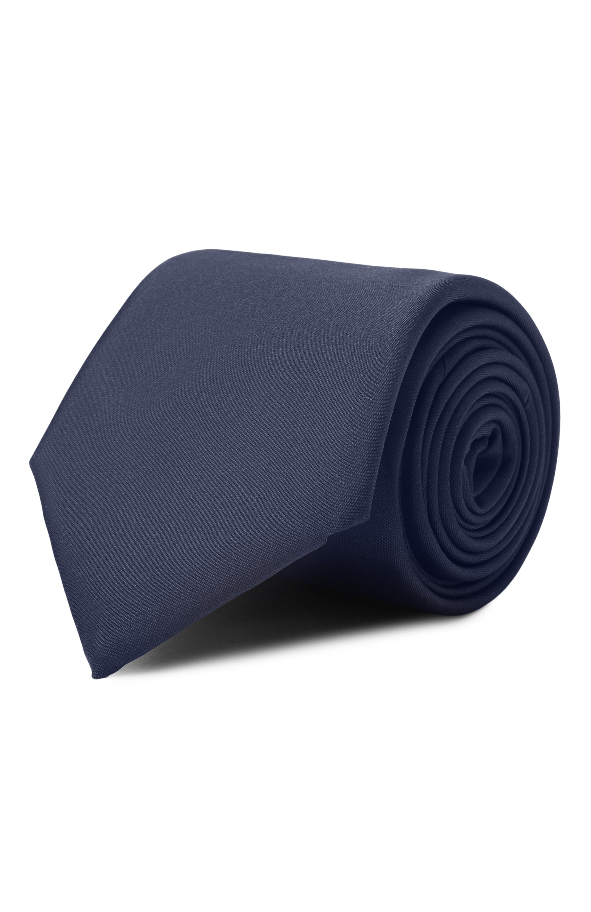 Галстук BOSS темно-синего цвета по цене 9195 руб., арт. 50562345, фото 1 Галстук BOSS, арт. 50562345, фото 1