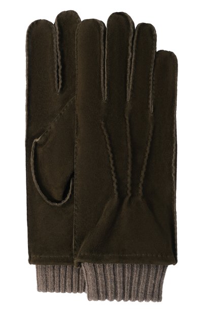 Женские замшевые перчатки 12 STOREEZ, арт. 139889
