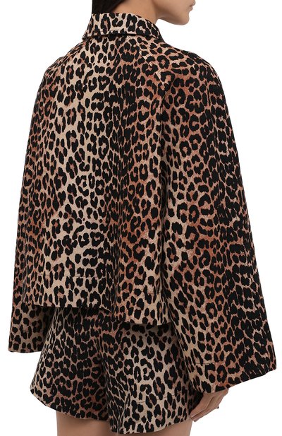 Жакет изо льна и хлопка GANNI, арт. F5956, фото 4