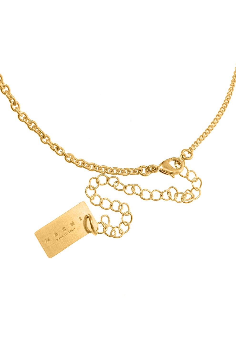 Кулон на цепочке MARNI золотого цвета по цене 37400 руб., арт. C0MV0348A0 M2000, фото 4 Кулон на цепочке MARNI, арт. C0MV0348A0 M2000, фото 4