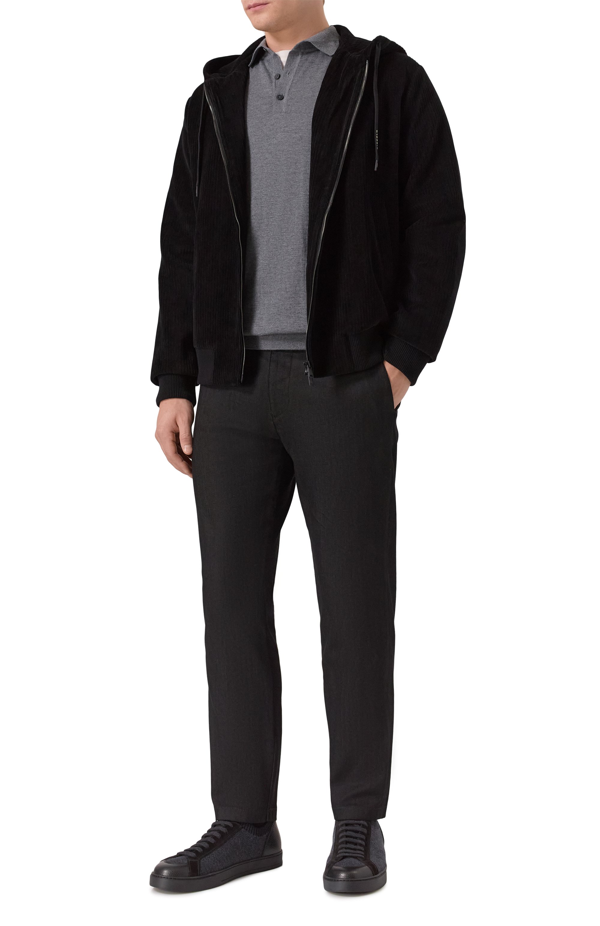 Хлопковая толстовка CIRCOLO 1901 черного цвета по цене 54050 руб., арт. CN4965, фото 2 Хлопковая толстовка CIRCOLO 1901, арт. CN4965, фото 2