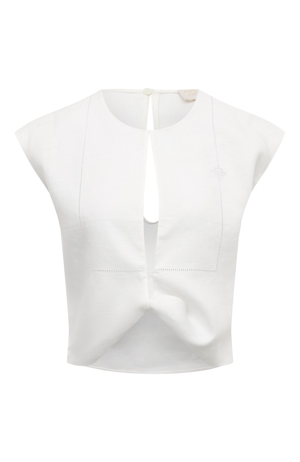 Льняной топ ALEXANDRA GEORGIEVA BY KRESTETSKAYA STROCHKA, арт. L2-009b23, фото 1