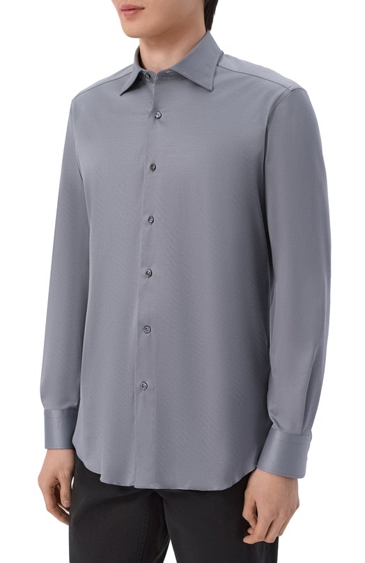 Хлопковая сорочка MVST M25.1MW.B415/1628-JERSEY (INTERL0CK) Серый  M25.1MW.B415/1628-JERSEY (INTERL0CK) Фото 3