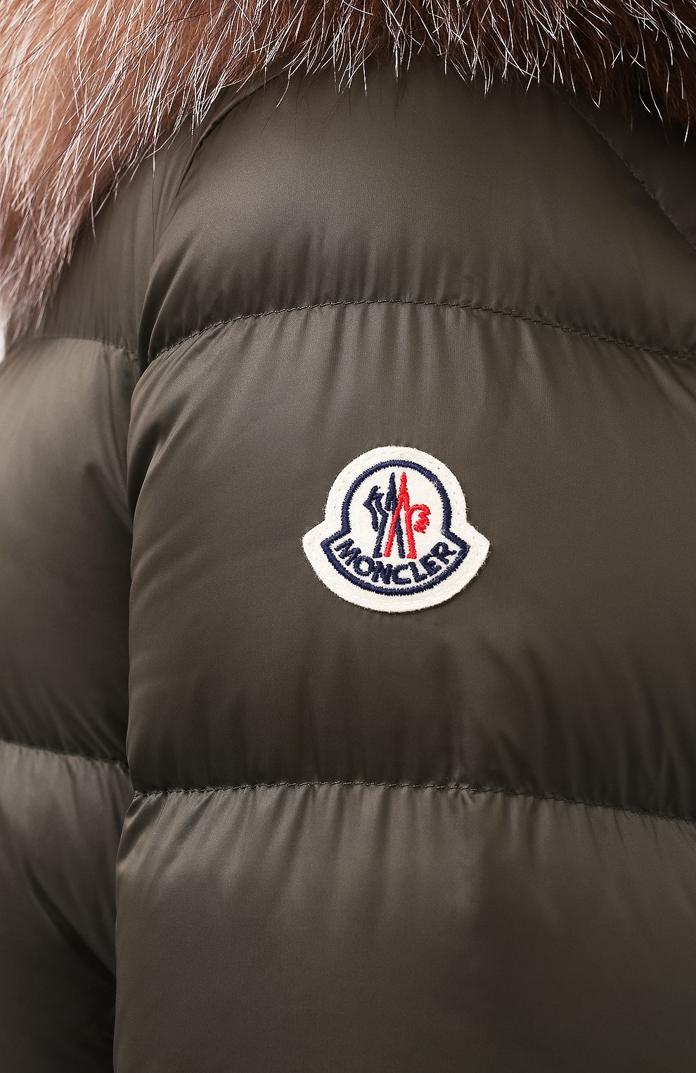 Пуховая парка boedic MONCLER хаки цвета по цене 271500 руб., арт. G2-093-1A001-16-5396Q, фото 5 Пуховая парка boedic MONCLER, арт. G2-093-1A001-16-5396Q, фото 5