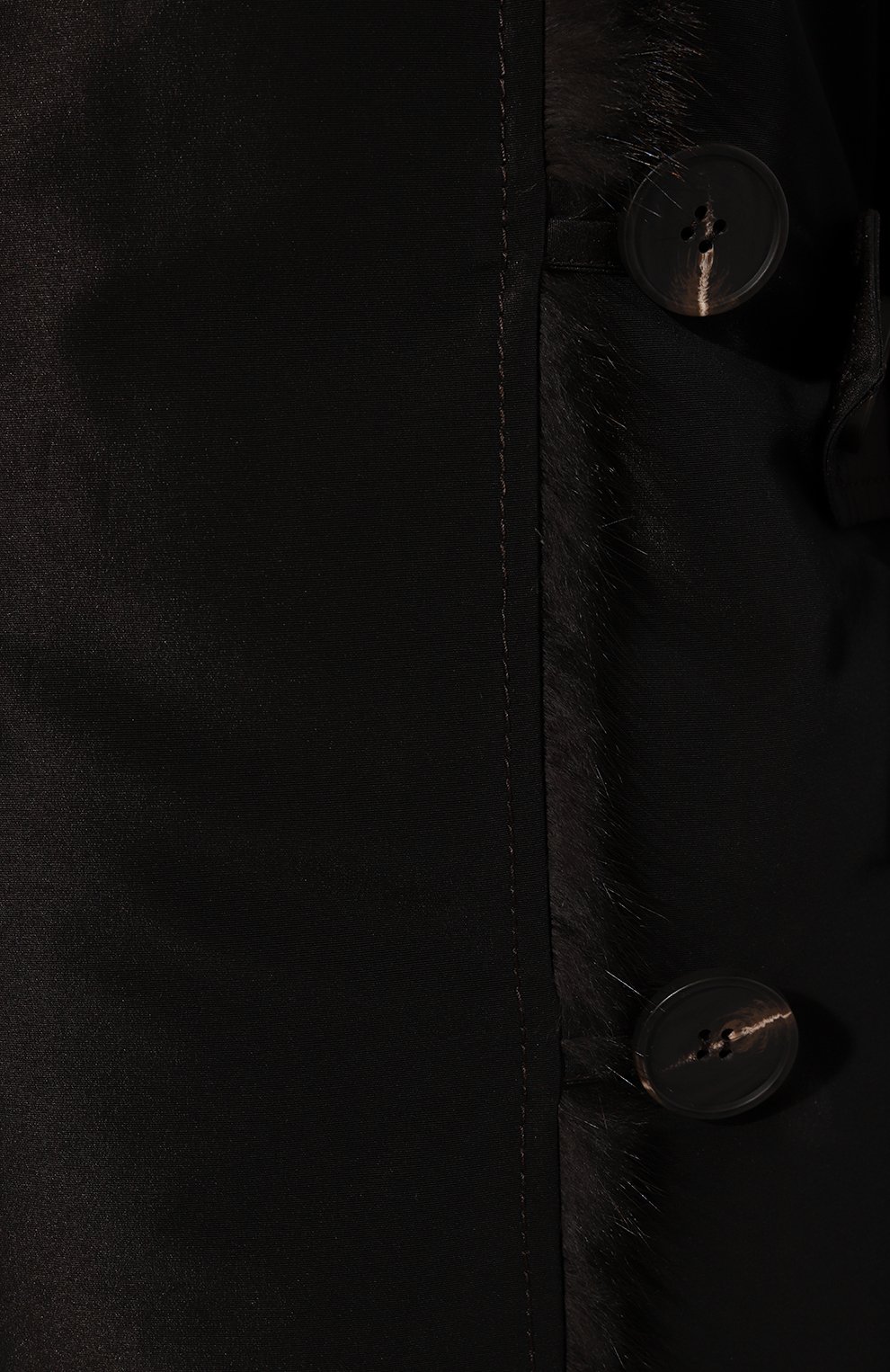 Тренч с меховой подкладкой COLOR TEMPERATURE коричневого цвета по цене 900000 руб., арт. Пл, Кол-10/373, фото 5 Тренч с меховой подкладкой COLOR TEMPERATURE, арт. Пл, Кол-10/373, фото 5