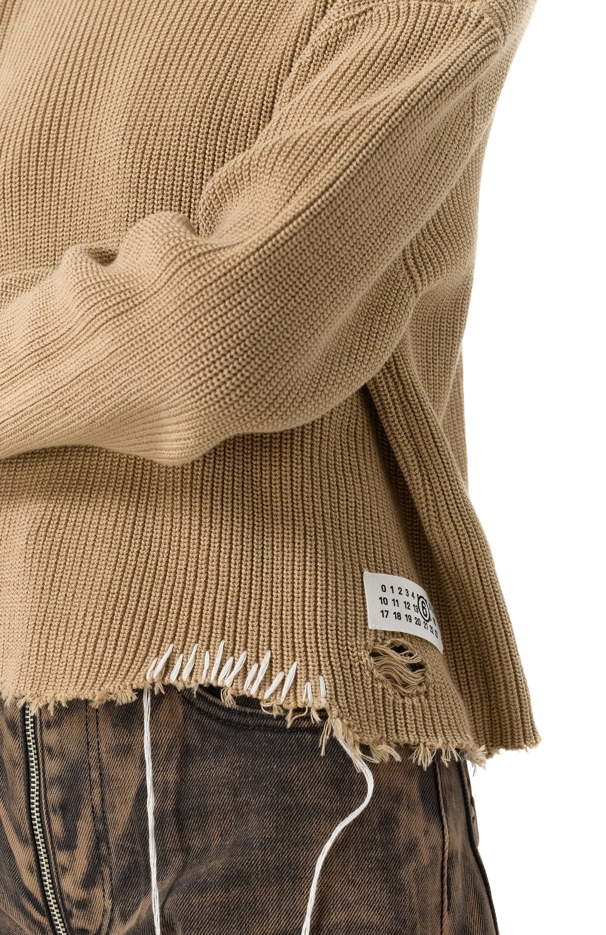 Хлопковый свитер MM6, арт. S52HL0036/M13089, фото 5