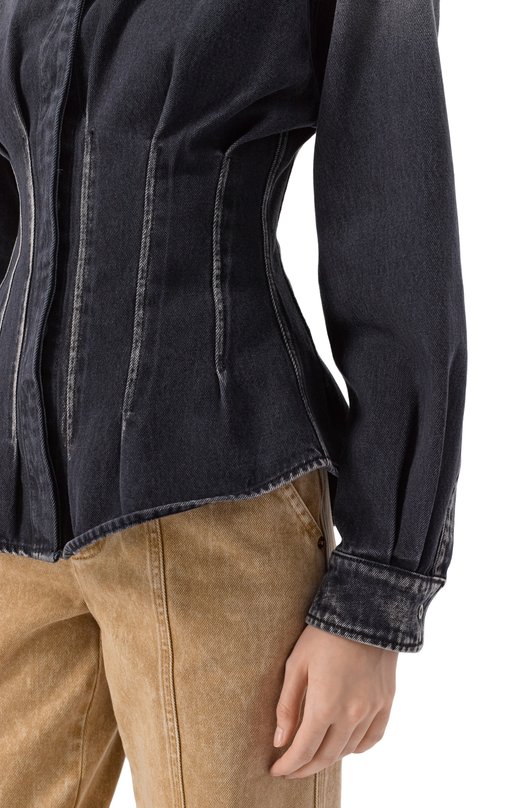 Джинсовая рубашка Moschino A0202/5422 Серый  A0202/5422 Фото 5