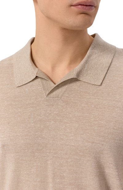 Поло из шерсти и льна 12 STOREEZ, арт. 137315, фото 5