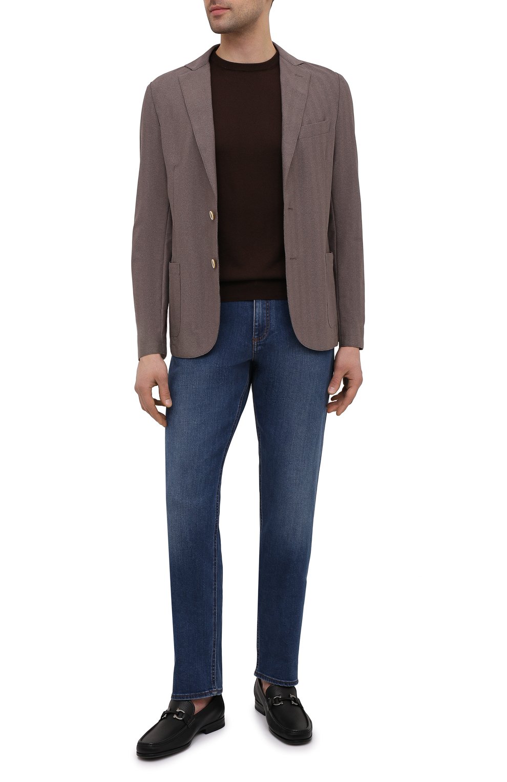 Хлопковый джемпер IL BORGO CASHMERE, арт. 55-854G0, фото 2