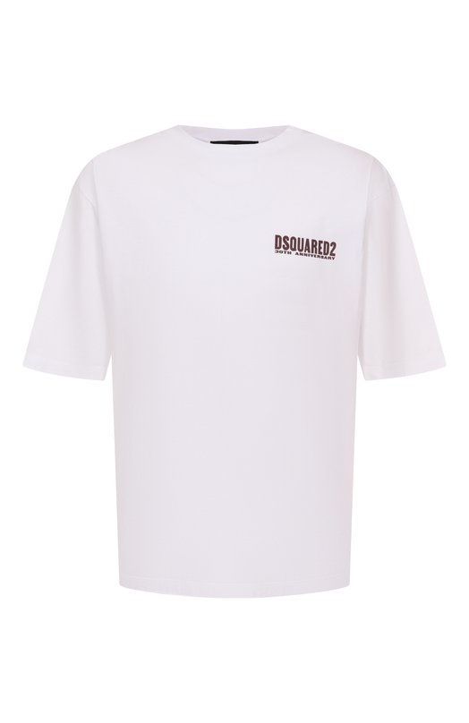 Хлопковая футболка Dsquared2 S71GD1609/D20020 Белый S71GD1609/D20020
