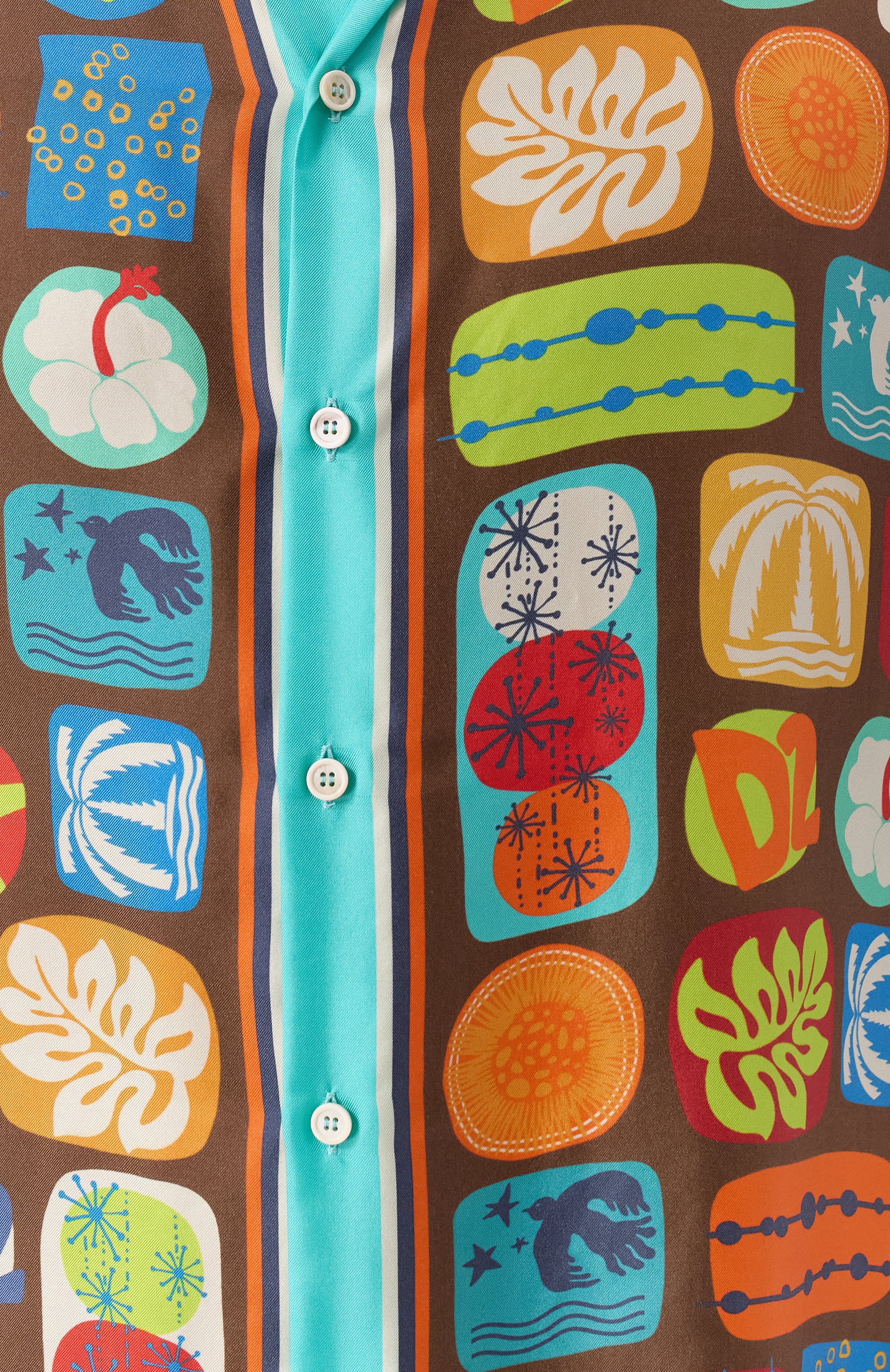 Шелковая рубашка DSQUARED2 разноцветного цвета по цене 107500 руб., арт. S78DM0042/D35292, фото 5 Шелковая рубашка DSQUARED2, арт. S78DM0042/D35292, фото 5