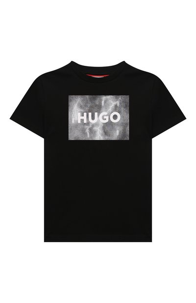 Хлопковая футболка HUGO, арт. G00140