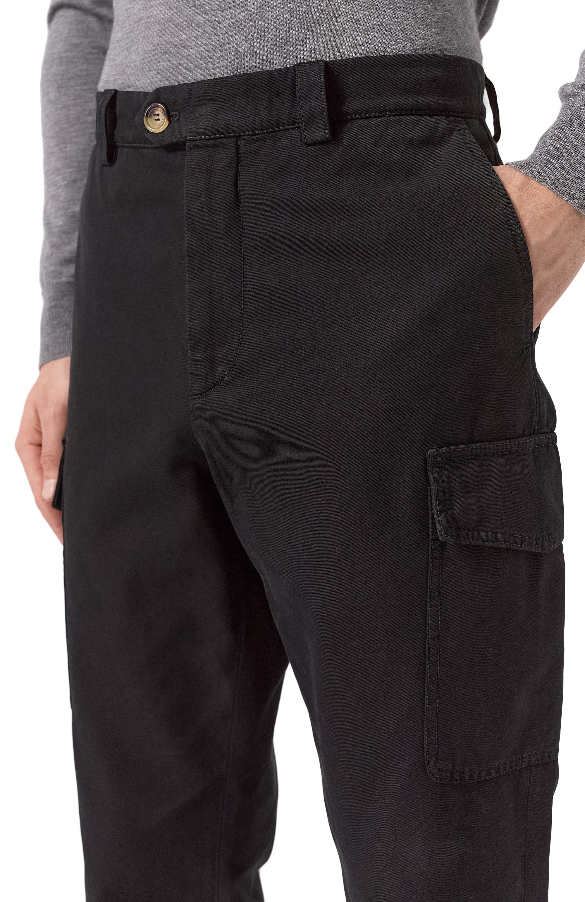 Хлопковые брюки-карго BRUNELLO CUCINELLI, арт. M252DE1890, фото 5