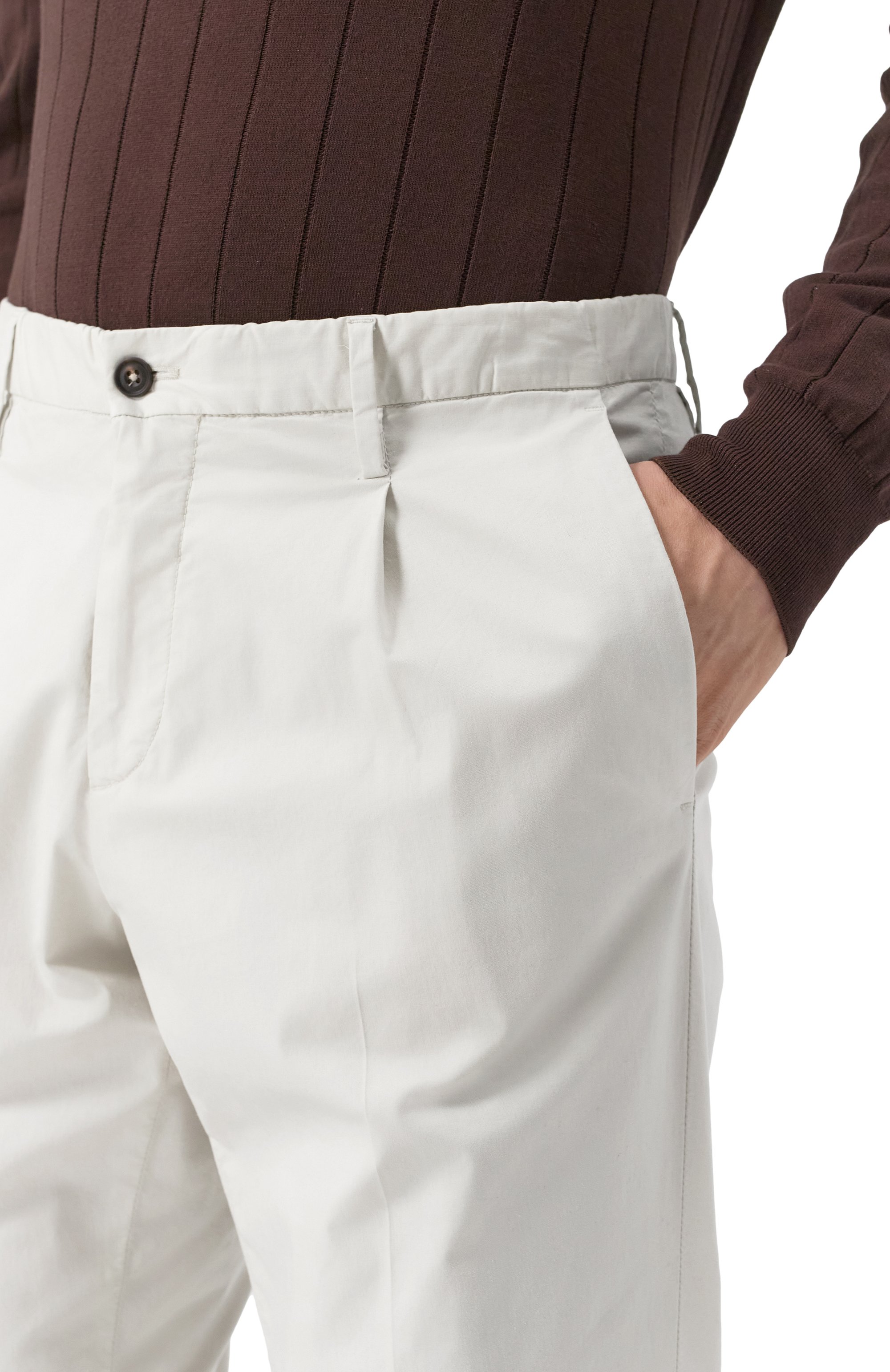 Брюки из лиоцелла и хлопка CORNELIANI, арт. 254ED6-2520127, фото 5