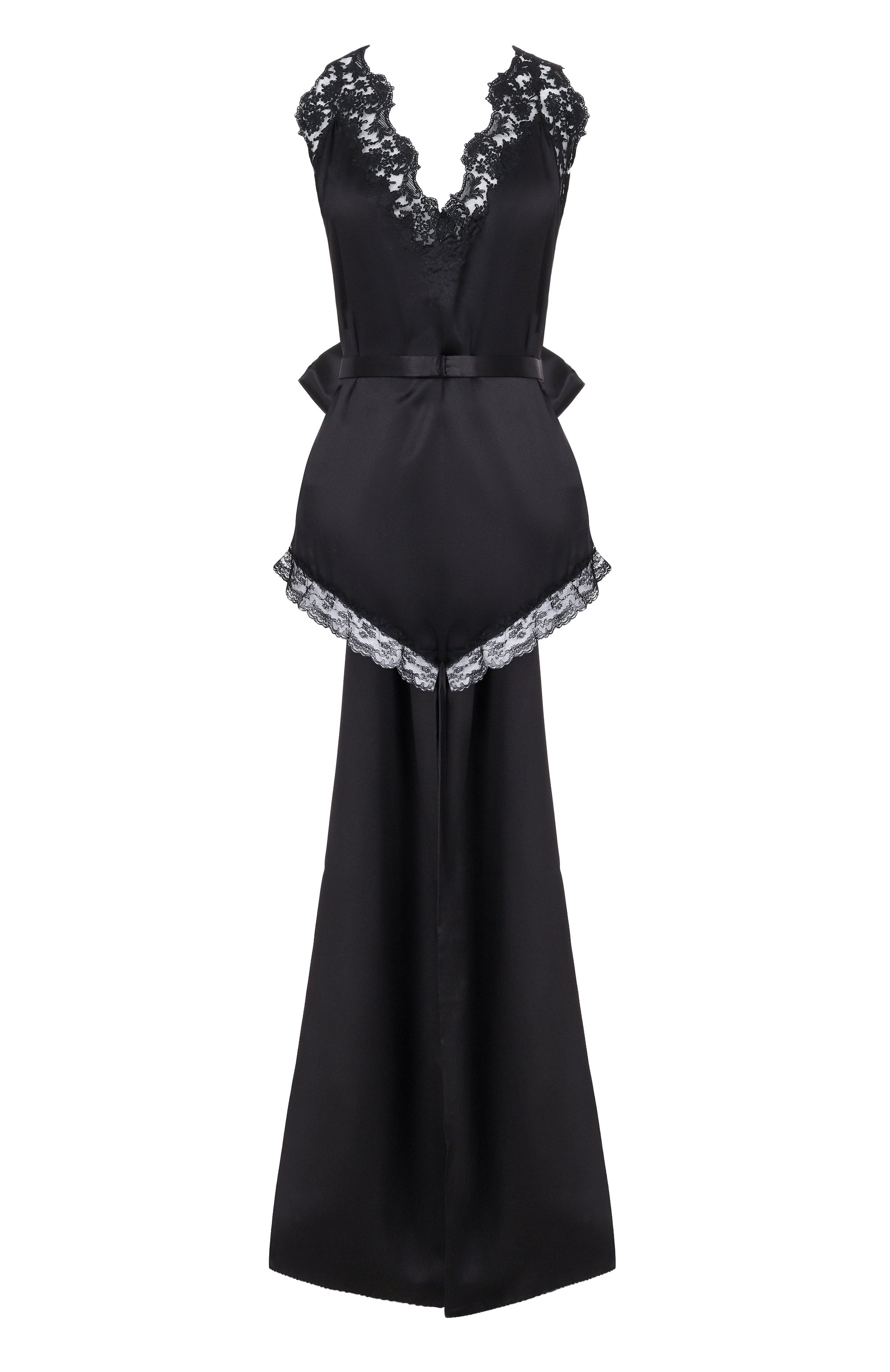 Атласный комбинезон SAINT LAURENT, арт. 863169/Y7G27, фото 1