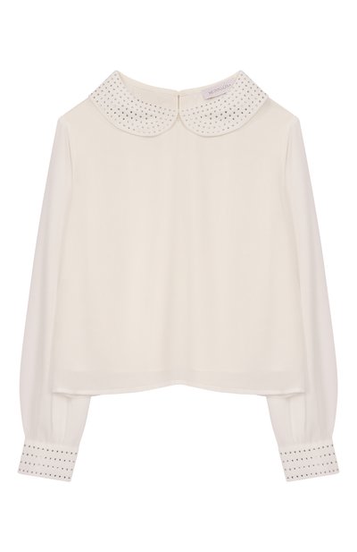 Хлопковая блузка MONNALISA, арт. 79F301