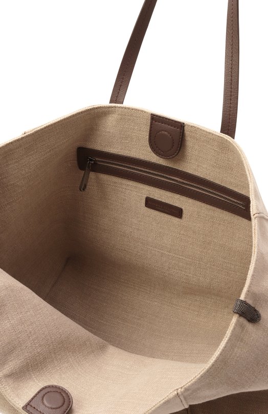 Сумка-тоут Brunello Cucinelli MB8TD2571 Бежевый  MB8TD2571 Фото 5