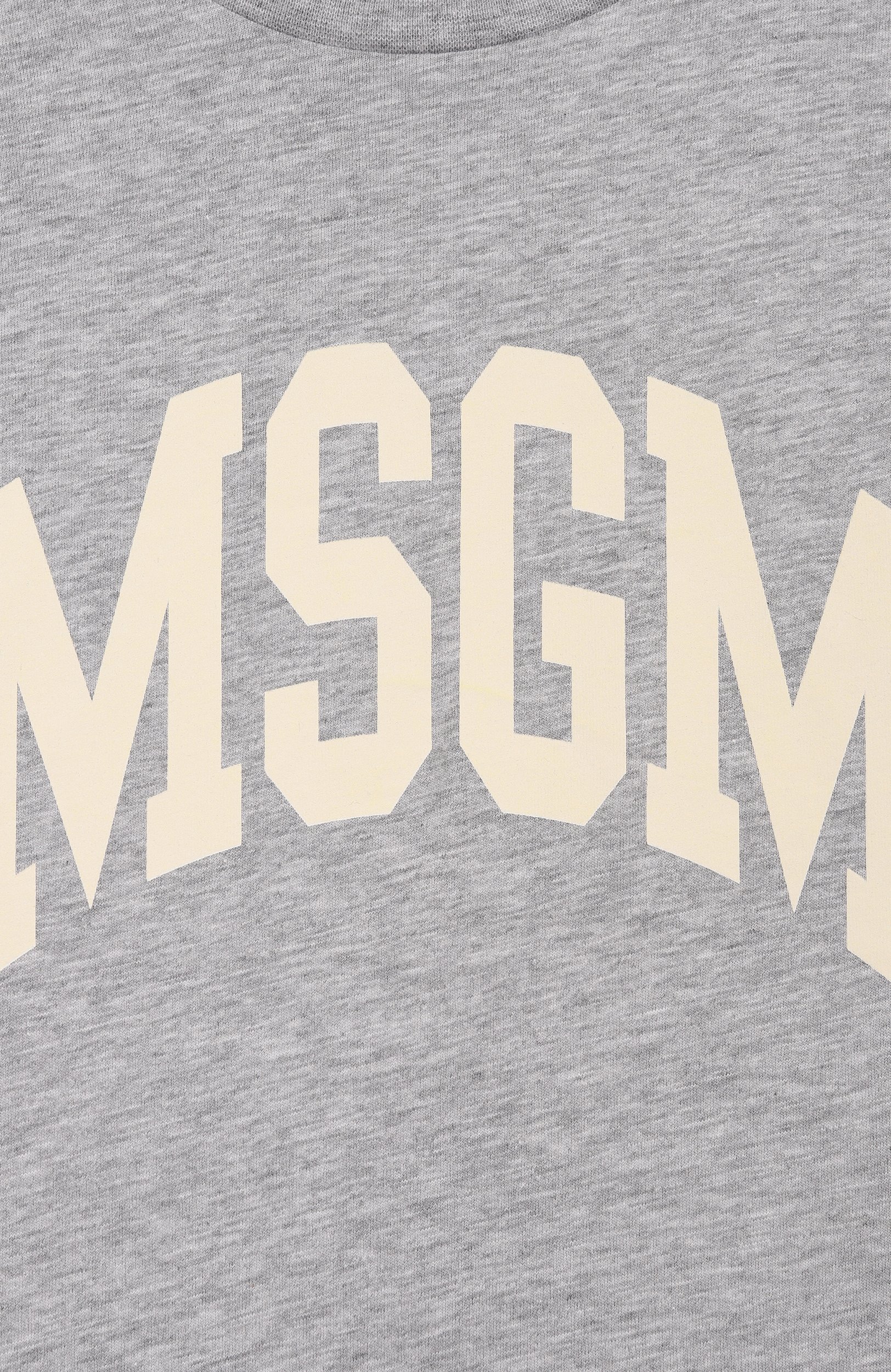 Хлопковый лонгслив MSGM KIDS, арт. F6MSJUTH183, фото 3