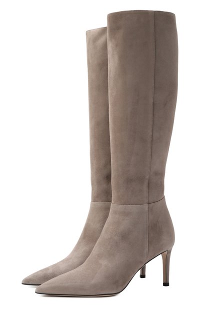 Женские замшевые сапоги KITON, арт. D58833K0525F20