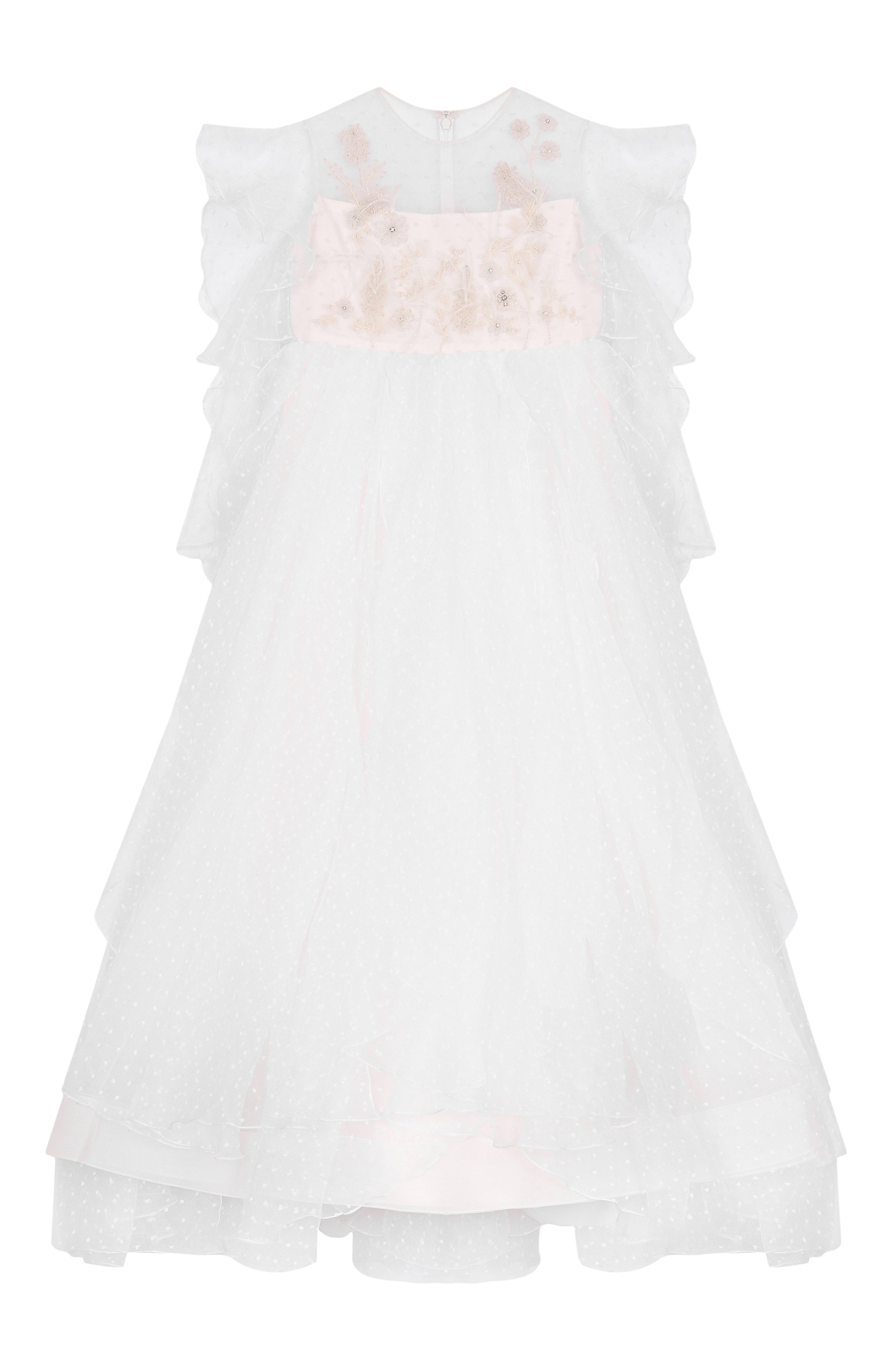 Платье MAISON AVA белого цвета по цене 49950 руб., арт. MA-SS25-GG01/1-4, фото 1 Платье MAISON AVA, арт. MA-SS25-GG01/1-4, фото 1