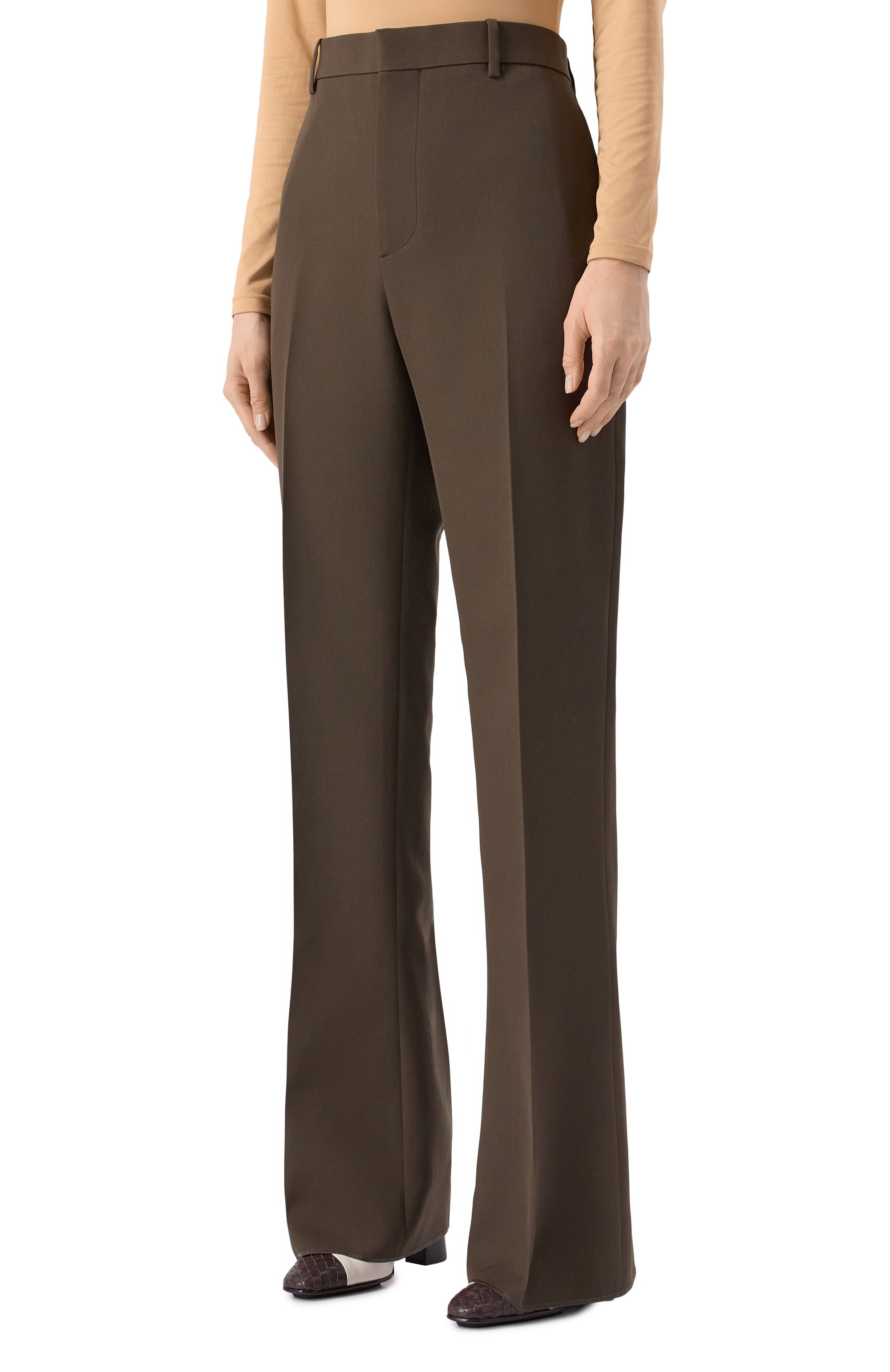 Шерстяные брюки BOTTEGA VENETA, арт. 810488 V3PH0, фото 3