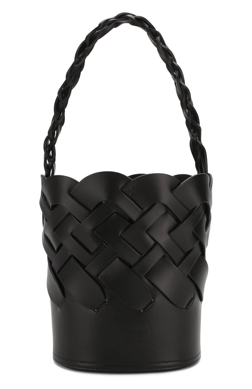Сумка bucket PRADA черного цвета по цене 250000 руб., арт. 1BE049-2DI4-F0002-OOO, фото 1 Сумка bucket PRADA, арт. 1BE049-2DI4-F0002-OOO, фото 1