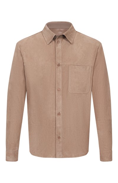 Мужская кожаная куртка-рубашка STEFANO RICCI, арт. M7J5100281/SUESN4