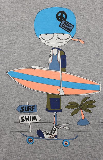 Хлопковая футболка MARC JACOBS (THE), арт. W05252/6M-18M, фото 3