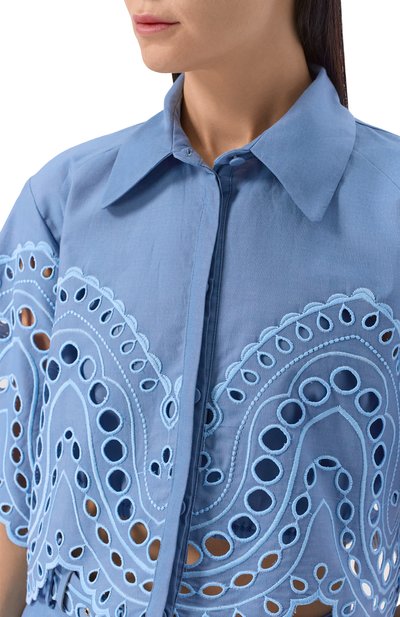 Хлопковая рубашка CHARO RUIZ IBIZA, арт. 263200, фото 5