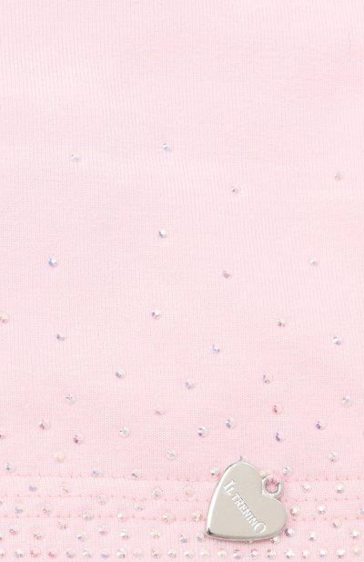 Хлопковая бандана IL TRENINO светло-розового цвета по цене 5750 руб., арт. FB-5258, фото 3 Хлопковая бандана IL TRENINO, арт. FB-5258, фото 3