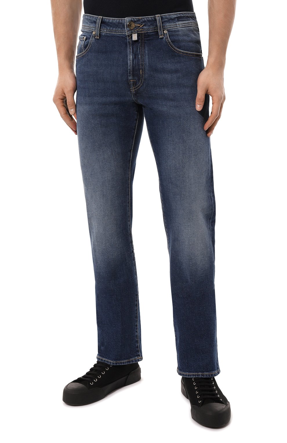 Джинсы JACOB COHEN темно-синего цвета по цене 55450 руб., арт. U Q M05 30 S 3585/401D, фото 3 Джинсы JACOB COHEN, арт. U Q M05 30 S 3585/401D, фото 3