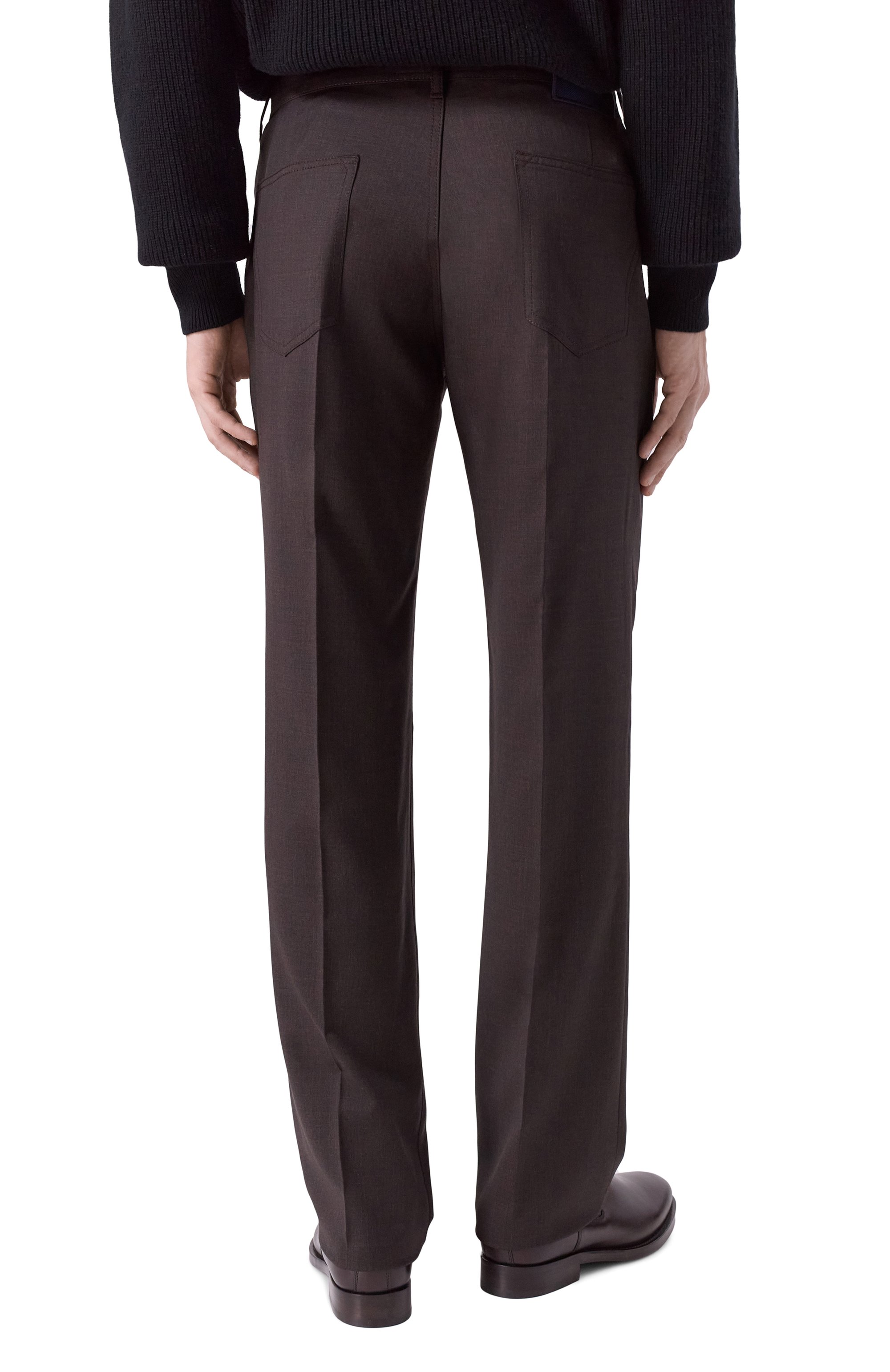 Шерстяные брюки KITON, арт. UPR005LK0127H07, фото 4