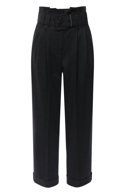 Шерстяные брюки BRUNELLO CUCINELLI темно-серого цвета по цене 153500 руб., арт. MP160P7382, фото 1 Шерстяные брюки BRUNELLO CUCINELLI, арт. MP160P7382, фото 1