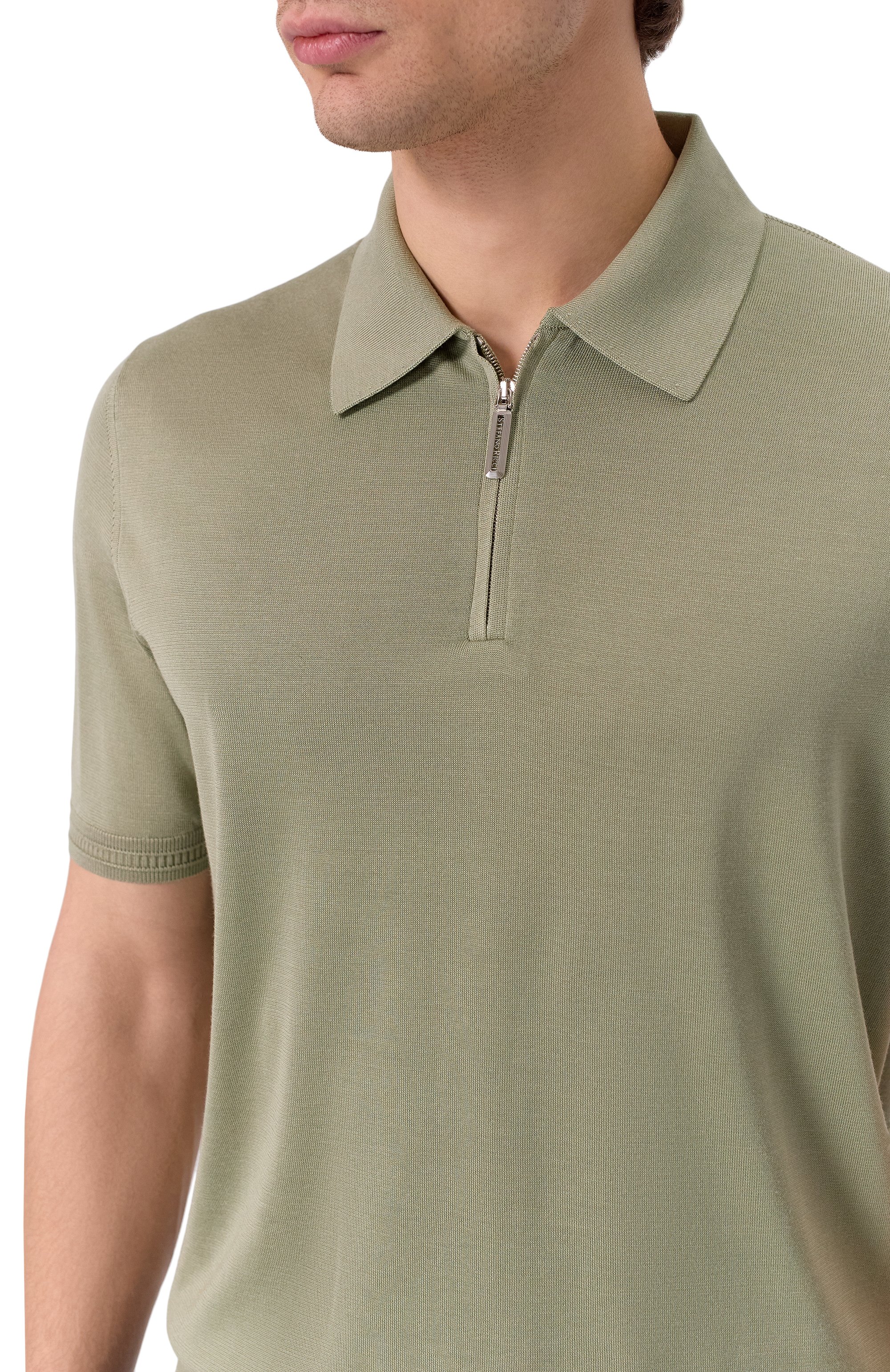 Шелковое поло STEFANO RICCI, арт. K616215P31/F26101, фото 5