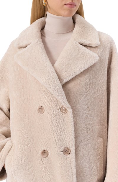 Дубленка из овчины MANZONI24, арт. 25M1213-S23N, фото 5