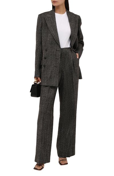 Шерстяной жакет DRIES VAN NOTEN серого цвета по цене 131000 руб., арт. 212-010428-3040, фото 2 Шерстяной жакет DRIES VAN NOTEN, арт. 212-010428-3040, фото 2