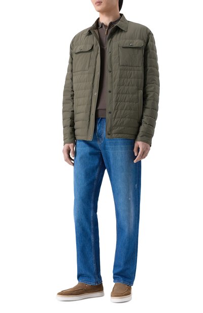 Замшевые лоферы clio BLU BARRETT, арт. PIAN-13463.3/LIGHT CASHEMERE, фото 2