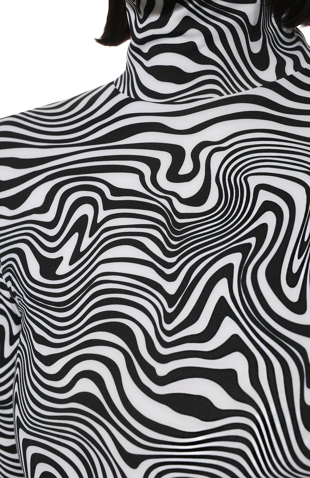 Платье VETEMENTS черно-белого цвета по цене 103000 руб., арт. WE52DR360Z 2615/ZEBRA PRINT, фото 5 Платье VETEMENTS, арт. WE52DR360Z 2615/ZEBRA PRINT, фото 5