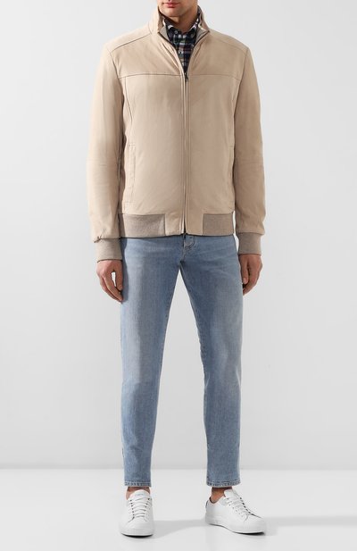 Замшевый бомбер PAUL&SHARK, арт. P20P2493, фото 2